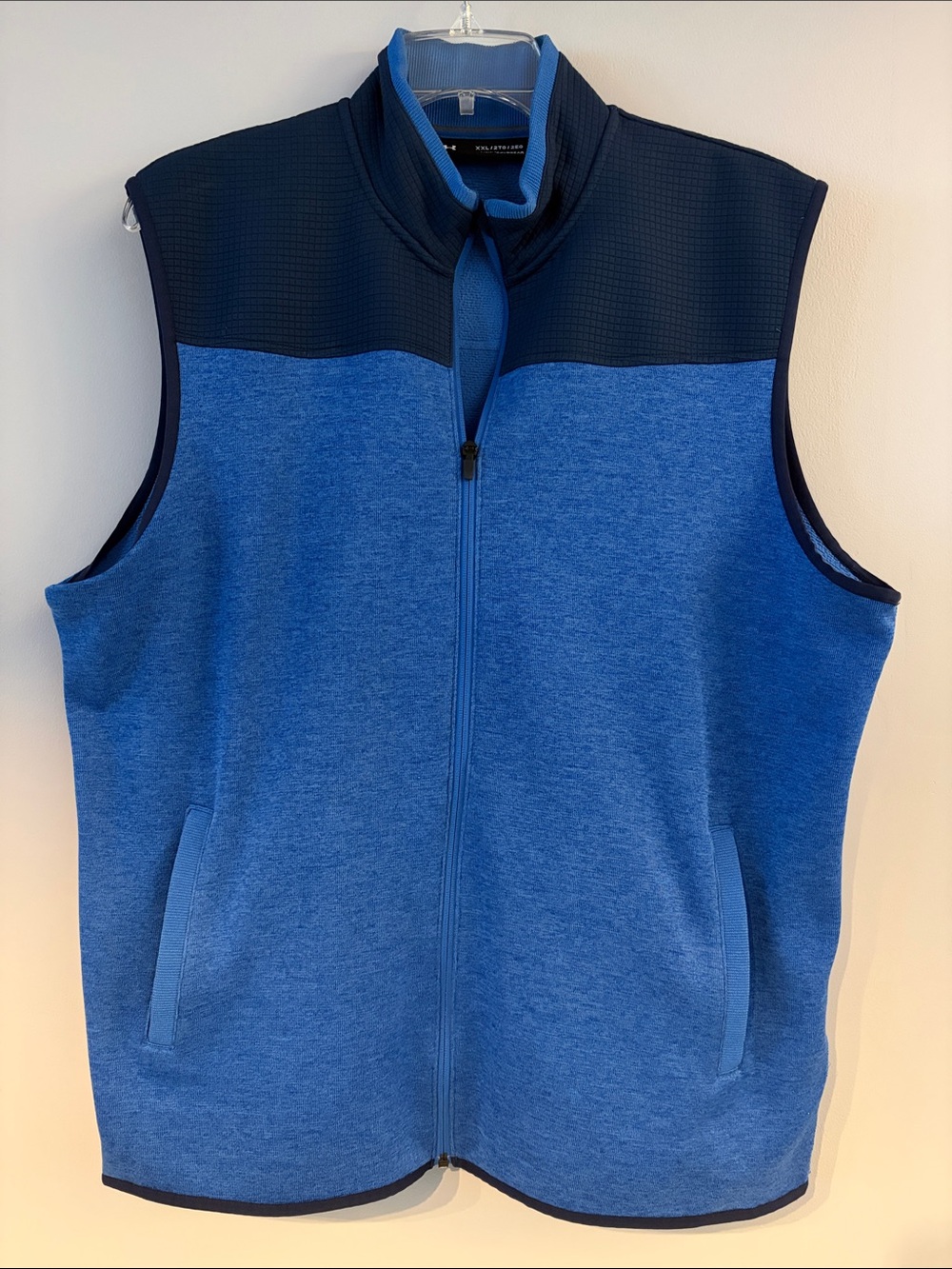 Under Armor Cold Gear Fleece Zip Up Sweater Vest